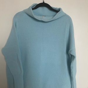 EUC Free People Ottoman Slouchy Tunic Size XS in Dream Blue